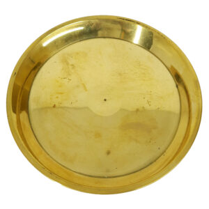Brass Mukali Plain 12cm Plate